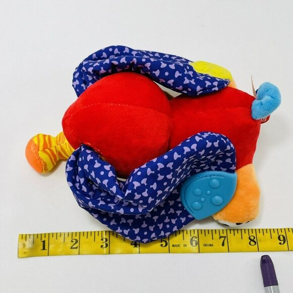 Nuby Teething Buddies Comfort Teether Teeth Baby Toy Plush Elephant Grabber Kid - Picture 10 of 12